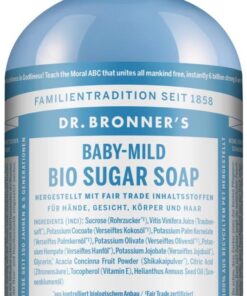 Dr. Bronner's Bio Sugar Soap Baby Mild | Für sensible Haut | 355 ml