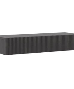 Selsey Konsolentisch Mit Schublade Schwarz Hängend Eingangstisch 90 cm Nolie Konsole