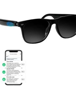 AI Übersetzer Smart Brille, Zweisprachige Übersetzung in Echtzeit, umfasst über 144 Sprachen, für Männer und Frauen, ide