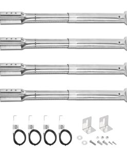 Universal Brenner Ersatzteile 31-42cm für Meiste Grills | Verstellbarer Edelstahl | Für Gas Grills | Qualitätssicher | 4