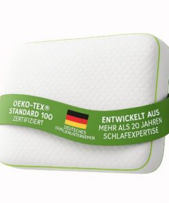 Orthopädisches Memory Foam Kissen 40x80 cm (Höhe 11 cm) gegen Nackenschmerzen