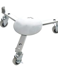 Werknorm Saar Metallpflanzenroller festellbar 80 kg Tragkraft für Außenbereiche Palermo 60.1VB Werknorm Saar Metallpfla