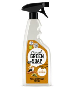 Marcel's Green Soap - Allzweckreiniger Spray Sandelholz & Kardamom - Umweltfreundlich - Vegan - Zu 99% biologisch abbaub