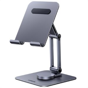 UGreen Tablet Ständer Kompatibel mit 2024 iPad Pro/Air 13 11 1|9 Galaxy Tab Redmi Pad Huawei MatePad 360° Drehbar Verste