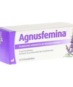 Agnusfemina 4 mg Filmtabletten für Frauen bei Menopause-Symptomen mit Bioflavonoide und Vitamin C