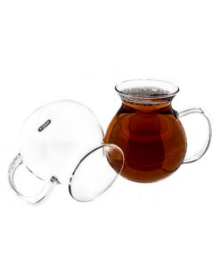 Elegante 6-tlg Teegläser mit Henkel aus Borosilkatglas - Ideal für Tea Lovers - Hitzebeständig - 200 ml
