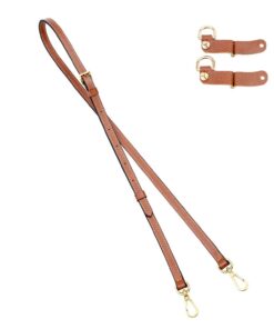 Senral Echtes Leder Schulterriemen Trageriemen Kompatibel mit L.ong C.hamp Le-Pliage Pouches Trendiger Crossbody-Gurt