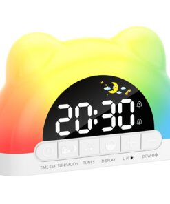 Kinderwecker Mit RGB Lichtern Für Jungen Und Mädchen