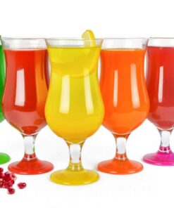 Cocktailgläser_SENDER 9 Varianten 480ml Hurricane Longdrinkgläser für Party- und Feierabendgenuss (Mix2) Cocktailgläse