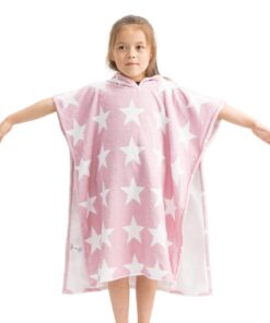 HOMELEVEL Badeponcho für Babys Jungen & Mädchen - Strand & Schwimmbad Poncho mit Kapuze - OEKO-TEX STANDARD 100