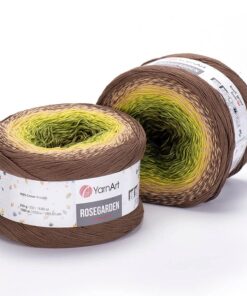 YarnArt RoseGarden Baumwollkuchengarn, 100 % Baumwolle, 1 Knäuel, 250 g