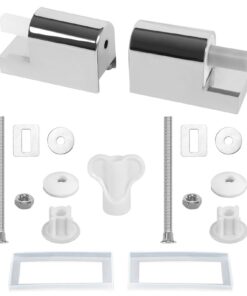 Softclose WC Sitz Befestigungsset für Feste Toilettensitzteile | Universal Wc Sitz Halterung mit Softclose Funktion | M