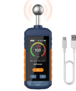 GOYOJO Feuchtigkeitsmessgerät für Wände - Wiederaufladbare 5-40mm Kugelsensor - Zerstörungsfreie Scans für Holz/Wände/Ba