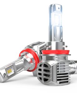 OUSHI Halogen Lampe 24000LM Helligkeit für Scheinwerfer, 6000K Weiß, 2 Stück - 600% Scheinwerferhelligkeit, Abblendlicht