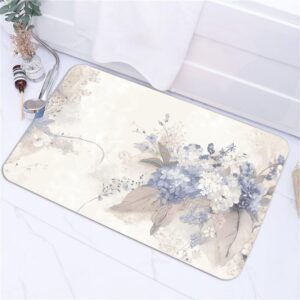 Badezimmerteppich Rutschfest Waschbar 40x60cm Tradition Bathroom Stone Bath Mat