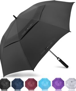 ZOMAKE Regenschirm Groß Sturmfest XL/XXL - Großer Golf-Regenschirm, Windsicher & Stabil, Outdoor & Reise