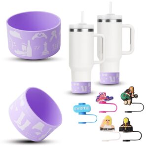 Stanley 40oz Becher Abdeckung und Flaschenmanschetten Geschenk für Musikfans (Lila)