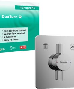 Hansgrohe DuoTurn Q - Duscharmatur Unterputz 2 Verbraucher Mischbatterie Chrom