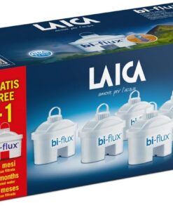 LAICA bi-flux Wasserfilterkartusche - reduziert Mikroplastik, Chlor, Kalk und Schwermetalle für Ihre gesunde Trinkwasser