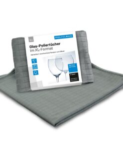 POLYCLEAR 2X Glas-Poliertuch - Fenstertuch für professionelle Fenstergesellschaften und Hobbyisten - Mikrofasertücher id