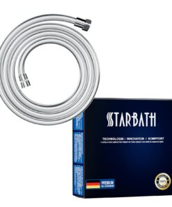 STARBATH 250cm Anti-Twist Duschschlauch - flexibel, knick- und auslaufsicher, für Badeprozesse des Familienpaares