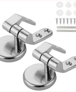 WC-Sitzscharniere Verstellbar rostfrei für Zuhause Hotel Edelstahl-Ersatzteile