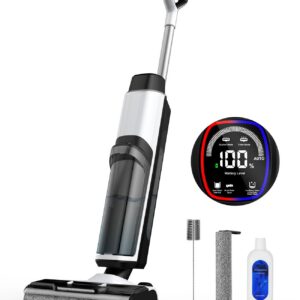 All-in-One Nasssauger für Harte Boden mit Dual-Tank-Design und Selbstreinigung für Tierhaare und Härte Bodenwischung
