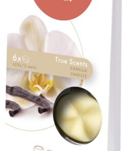 Bolsius True Scents bunte Duft-Wachspads, Creme, Standard, 6 Stück