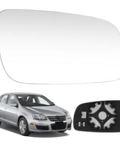 Rückspiegelglas kompatibel mit VW Passat B5 (1996-2000), Bora(1999-2006) und Jetta(1999-2006), Beheizbar und.isOn-Skalie