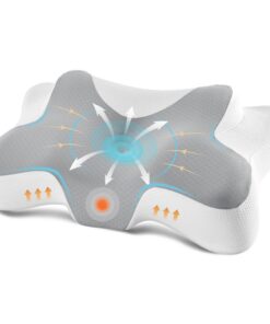 DONAMA Memory Foam Nackenkissen für Seiten Schlafers, Rücken- und Bauchschläfer - OEKO-TEX STANDARD 100