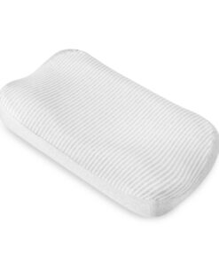 Eco Pursleep Memory Foam Nackenkissen gegen Nackenschmerzen - Orthopädisch für Seiten- & Rückenschläfer, 8/11cm Höhe