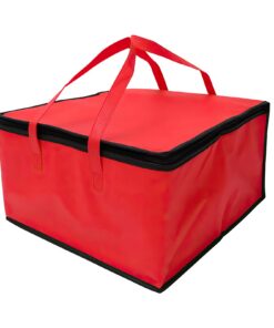 Kühltasche Groß 44 x 44 x 24 cm, Kühltasche für Lebensmittellieferung, Isolierte Tasche für Pizza, Thermobeutel für Kalt