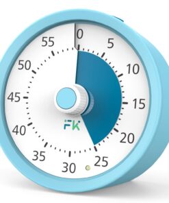 **60 Minuten Visueller Timer für Kinder und Erwachsene im Klassenzimmer, Schule und Küche (Blau)** | **60 Minuten Visue