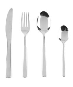 Russell Hobbs Vienna Edelstahl Besteckset 16-teilig Spülmaschinenfest & Rostfrei für 4 Personen Silber
