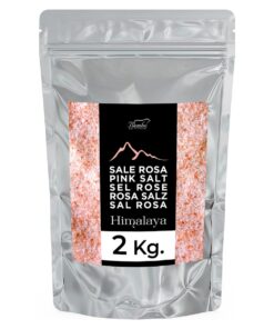 Bembo - gemahlenes rosa Himalaya-Salz - Natriumarm, reich an Spurenelementen, ohne Konservierungsstoffe, Farbstoffe oder