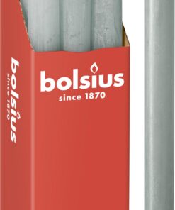 Bolsius Rustik Stabkerzen Jadegrün 9 Stück Länge 27x2,3 cm 13 Stunden Brenndauer