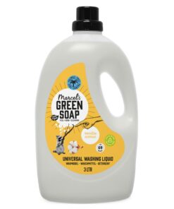Marcel's Green Soap Universal Waschmittel Vanille & Baumwolle – Vegan, palmölfrei, mikroplastikfrei – gegen Flecken – 3