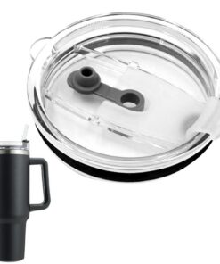 Tumbler-Deckel 20 Oz & 30 Oz - Auslaufsichere schmale Ersatzdeckel mit Spritzwasserletcherung für Tumbler | Dünne und Au