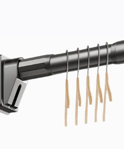 Vorhangstange ausziehbar ohne Bohren – 2,4–3,10 m (94,5–122,0″)