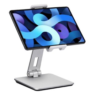 SHUOSUO Verstellbarer & Faltbarer Tablet Ständer für iPad Pro/Air/Mini, Samsung Tab, Surface Pro & Kindle Fire (7-13 Zol
