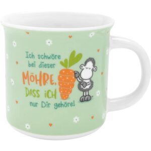 Sheepworld Mohrenumotive Kaffeetasse 35 cl | Ideal zum Ostern-Geschenk für Freunde & Geburtstagsfeiere | New Bone China