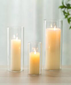 Romadedi 3er Set Windlicht Kerzenhalter Für Hochzeit Party Esstisch Deko