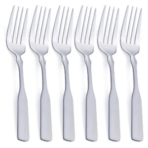 FULLYWARE Edelstahl Menuegabel, robuste Metallgabel, 19,3 cm, 6-teilig, perfekt für Dinner mit Familie