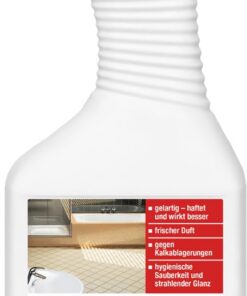 Wepos Sanitärreiniger 750ml - haftet und wirkt besser für hygienische Sauberkeit | Wepos Kalk Reiniger 750ml - geldritt
