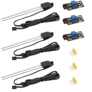 AZDelivery 3x Bodenfeuchtesensor für Pflanzenbewässerung kompatibel mit Arduino | AZDelivery Feuchte-Detektor mit korro