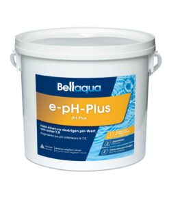 Bellaqua e-pH-Plus 5 kg - pH Heber - für Pool Besitzer - optimale pH Regulierung - einfache Dosierung - Granulat Pool pH