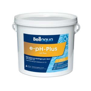 Bellaqua e-pH-Plus 5 kg - pH Heber - für Pool Besitzer - optimale pH Regulierung - einfache Dosierung - Granulat Pool pH