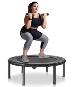 VEVOR Belastbares Mini-Trampolin 934 mm für Erwachsene, Ideal für Indoor- und Gartentraining mit Spitzenfunktion.