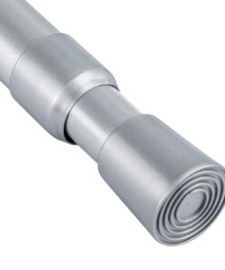 Youyijia Gardinenstange ohne Bohren 84-150CM – Ideale Teleskopstange für Fenster, Badezimmer & Schrank (Silber) Youyij