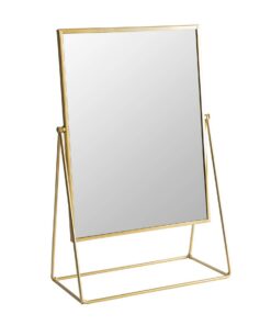 Harbour Housewares Gold Rechteck Makeupspiegel 32x50cm